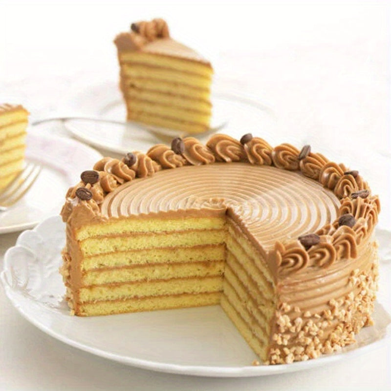 Adjustable Stainless Steel Cake Slicer 7-Level Precision Cutter Ring for 15-20cm Cakes