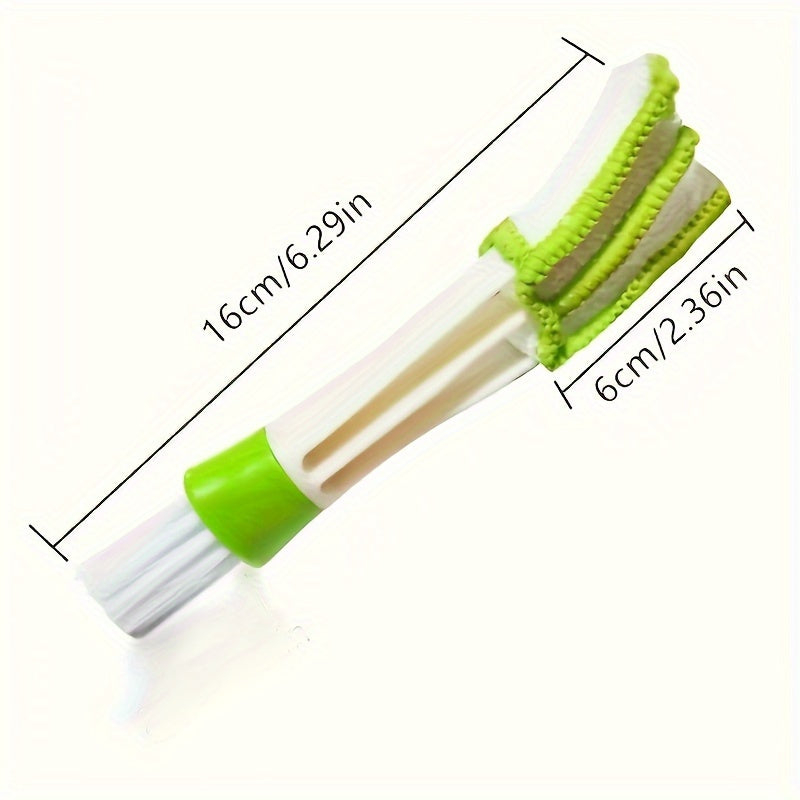 2-Pack Multi-Purpose Manual Vent Dusting Brush and Detailing Cleaner Tool Made of Durable PP