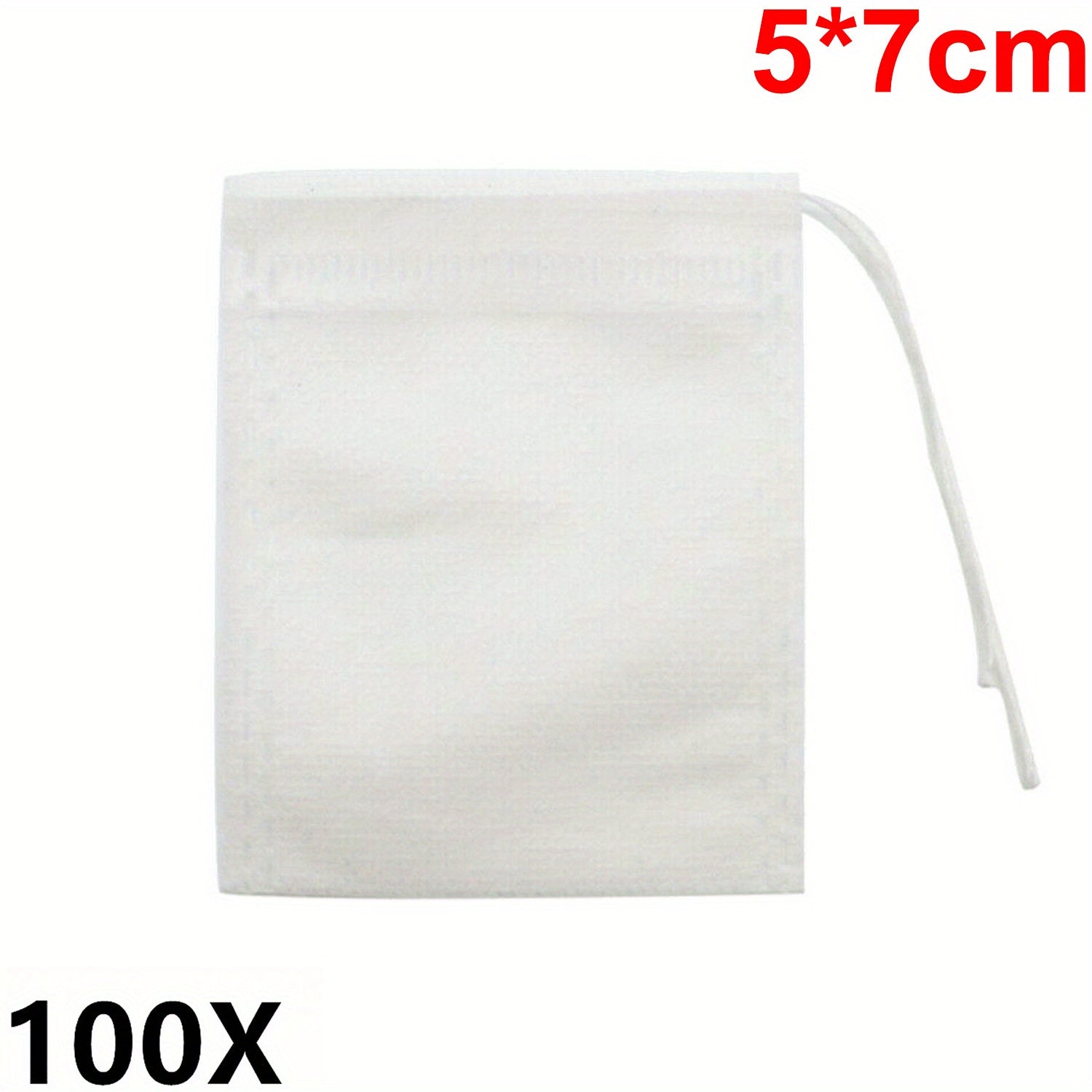 100 ta foydalanishga tayyor chiziqli choy paketlari, yirik barglar va ziravorlar uchun