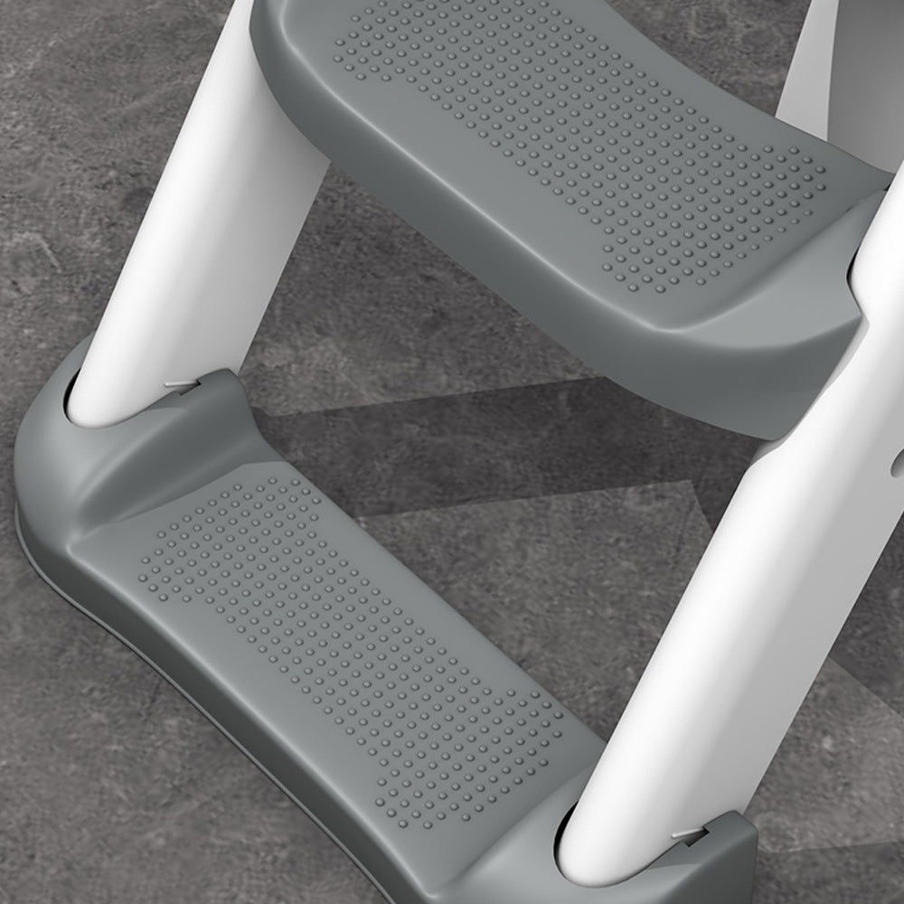 Soporte para cepillo de inodoro con taburete de escalera plegable accesorio de baño