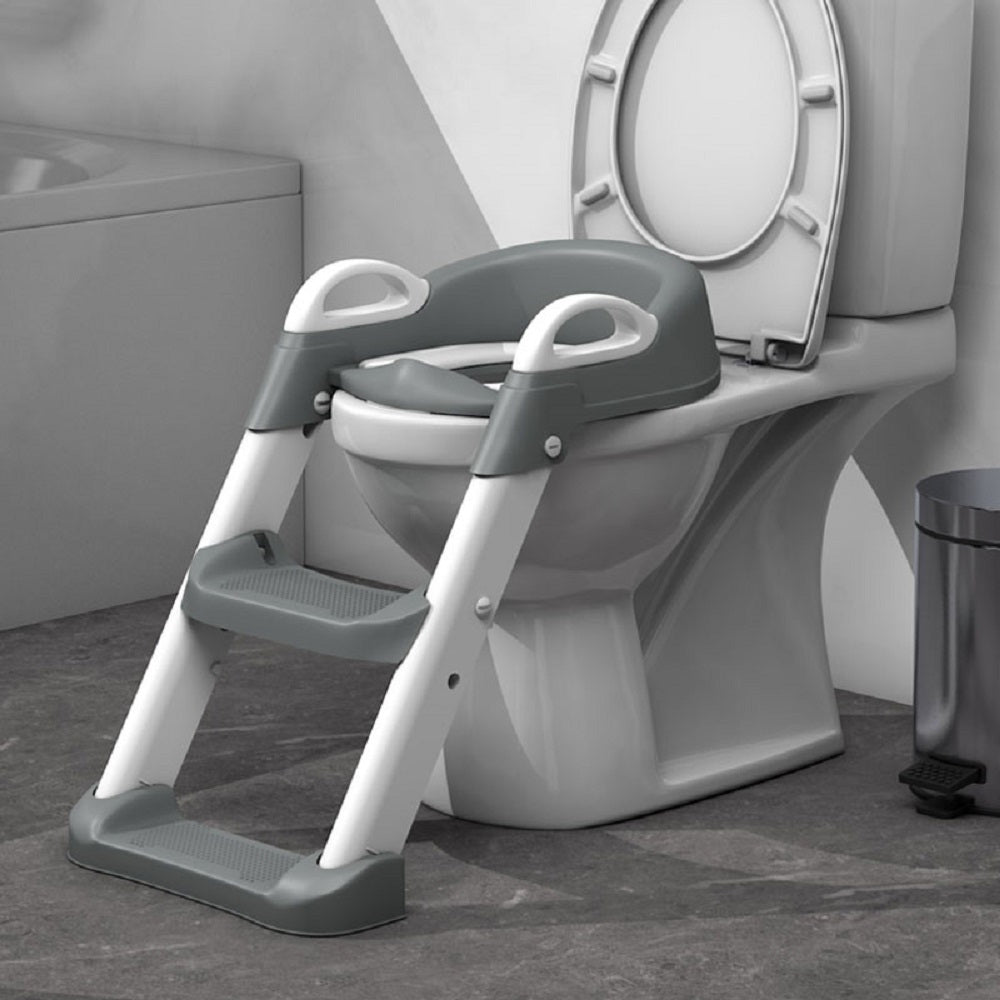 Soporte para cepillo de inodoro con taburete de escalera plegable accesorio de baño