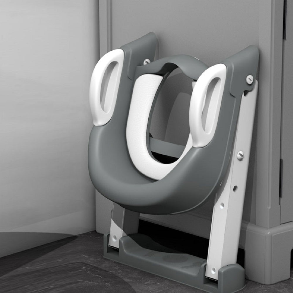Soporte para cepillo de inodoro con taburete de escalera plegable accesorio de baño