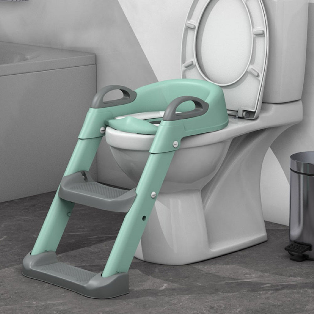 Soporte para cepillo de inodoro con taburete de escalera plegable accesorio de baño