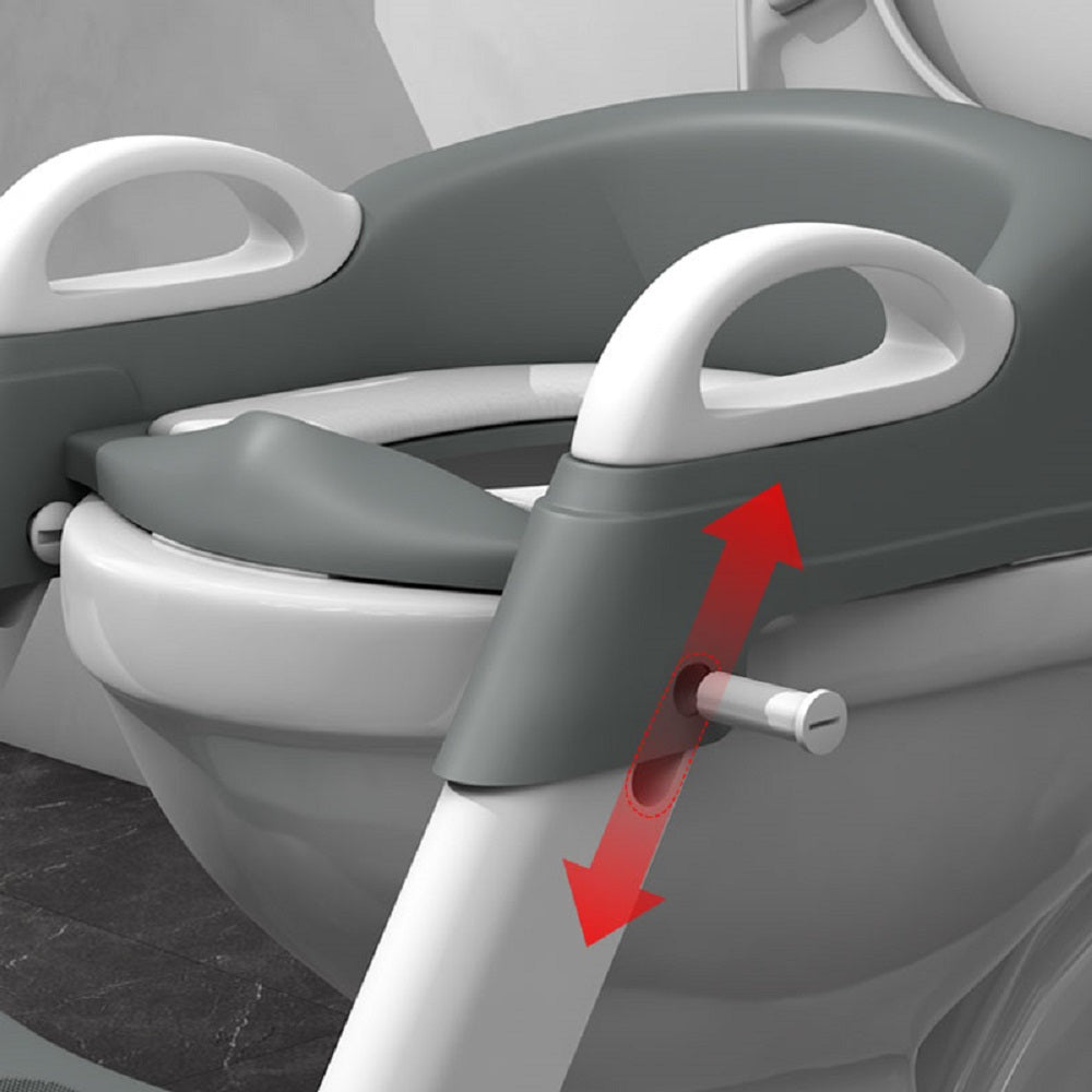 Soporte para cepillo de inodoro con taburete de escalera plegable accesorio de baño