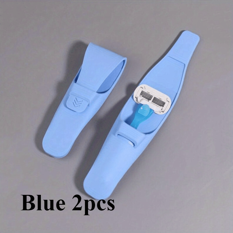 Estuche de viaje para afeitadora unisex con soporte para maquinilla de afeitar manual, hipoalergénico, portátil