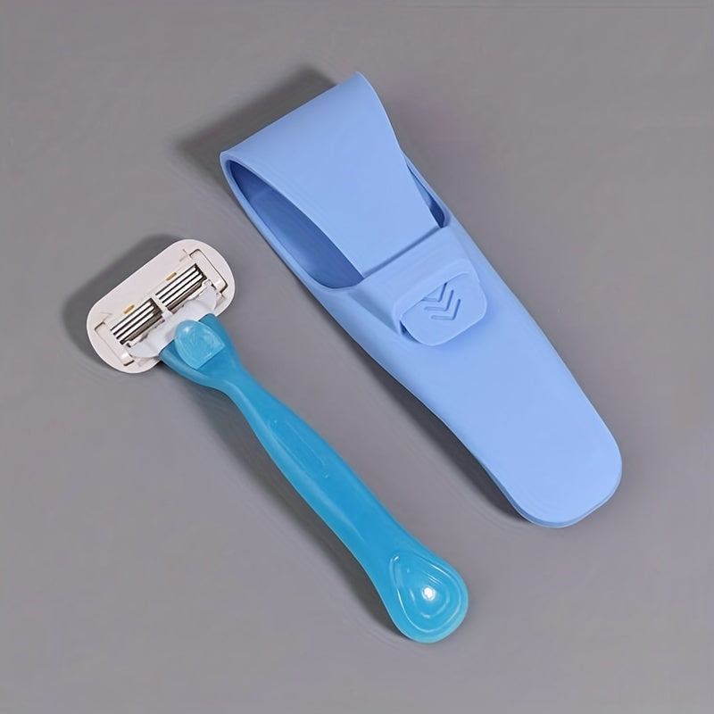 Унисекс-чехол для дорожного бритвенного станка с держателем для ручного бритвенного станка, гипоаллергенный, портативный