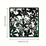 Conjunto moderno de 12 pantallas colgantes de plástico para dividir habitaciones con diseños florales para sala de estar, dormitorio y oficina