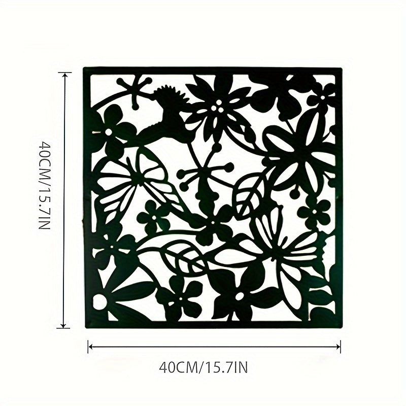 Conjunto moderno de 12 pantallas colgantes de plástico para dividir habitaciones con diseños florales para sala de estar, dormitorio y oficina