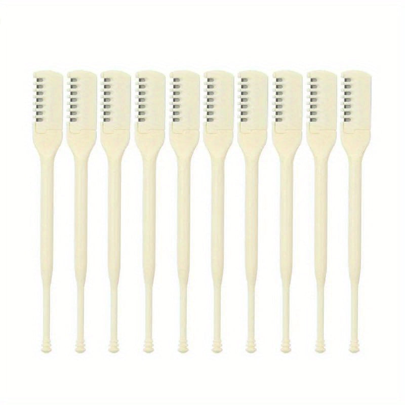 Unisex Nose Hair Remover Kit 10Pcs Retractable Nasal Clippers Trimmer