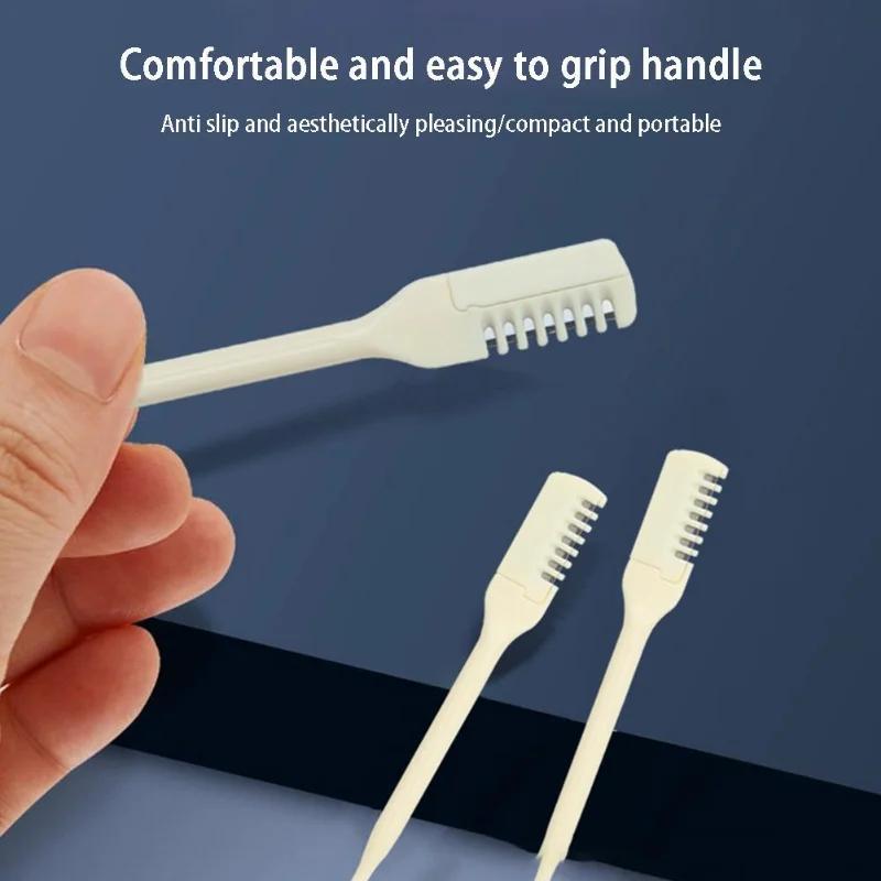 Unisex Nose Hair Remover Kit 10Pcs Retractable Nasal Clippers Trimmer