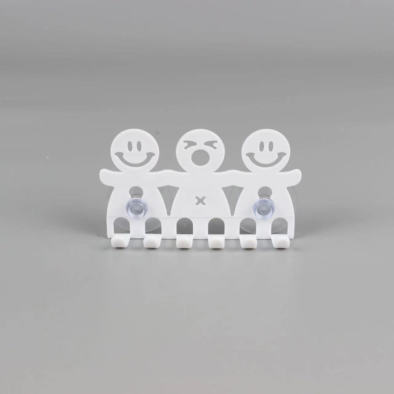 Devorga o'rnatiladigan tish cho'tkasi ushlagichi, vakuumli qopqoq, 5 ta tish cho'tkasi uchun joyni tejovchi tashkilotchi, rang-barang hammom aksessuari, burg'ulash talab qilinmaydi.