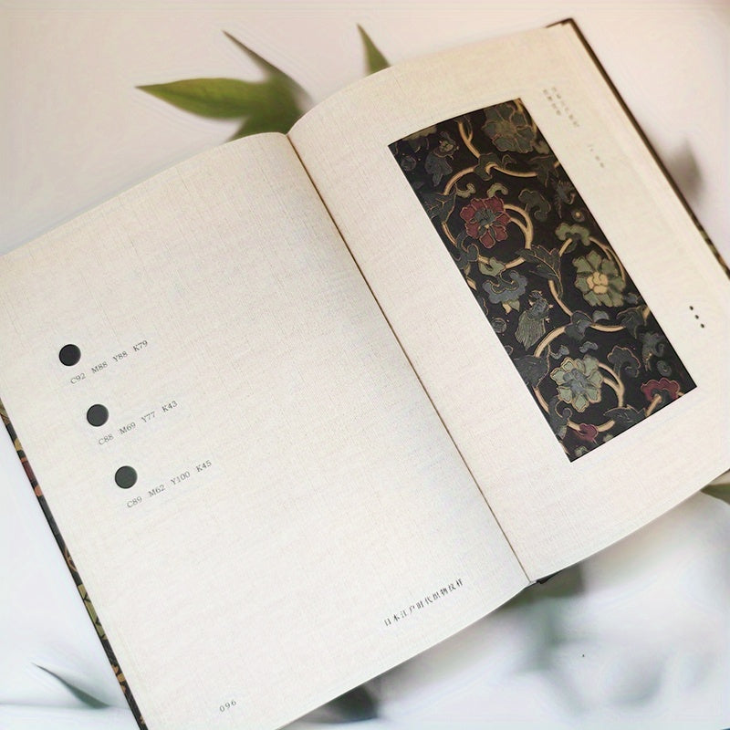 Japanese Edo Period Textile Patterns Hardcover Book Chinese Edition Traditional Designs 128 Pages