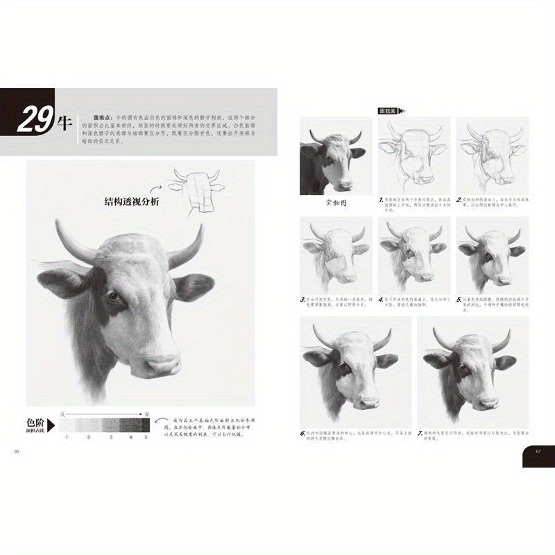 Easy to Draw Insects and Animals Sketchbook for Beginners Chinese Version