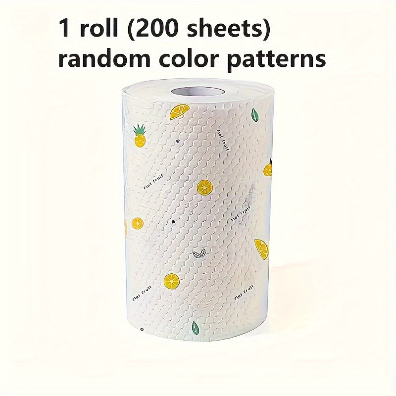 Bir martalik oshxona sochiqlari - 200 varaqli rolik, nam va quruq tozalash uchun singdiruvchi matolar, idish yuvish va yog'ni olib tashlash uchun ajoyib, zarur uy-ro'zg'or buyumlari