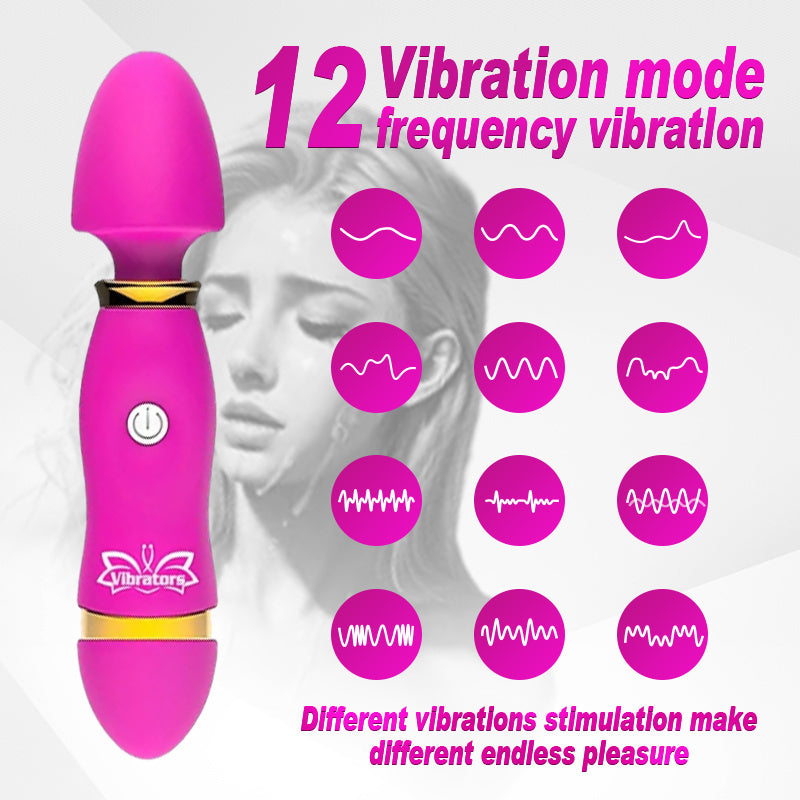Masajeador mini vibrador para mujer, estimulación del punto G, juguete adulto portátil