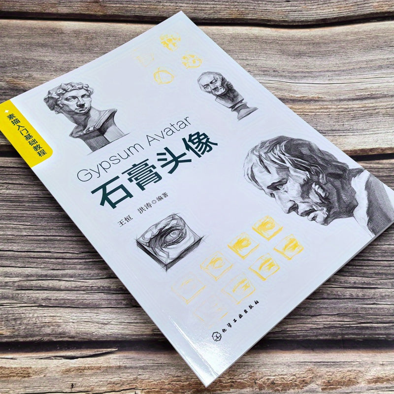 Basic Sketching Tutorial on Gypsum Head Art & Craft Book for Beginners in Chinese