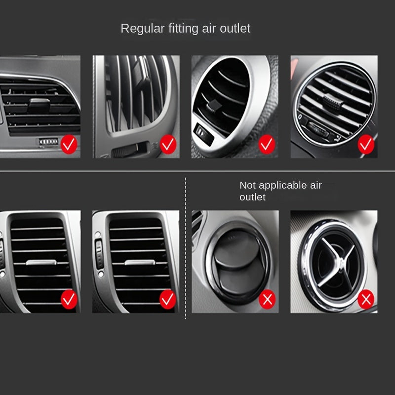 Magnetic Car Phone Holder Foldable Golden Mobile Support For iPhone Xiaomi