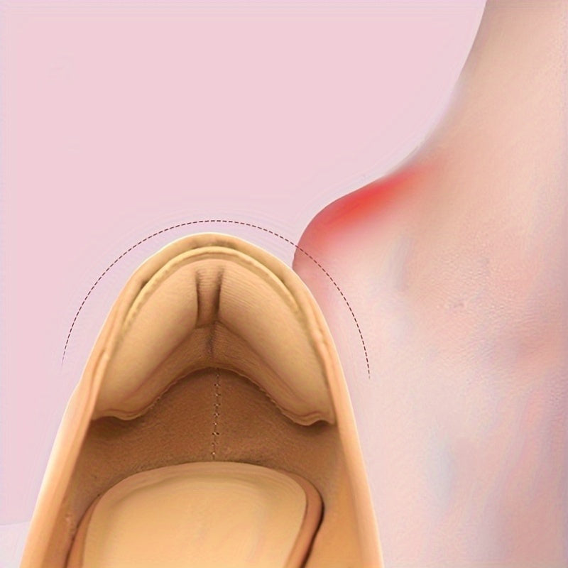 Women Gel Heel Cushion Pads 8 Pairs Comfortable Anti-Slip Blister Prevention