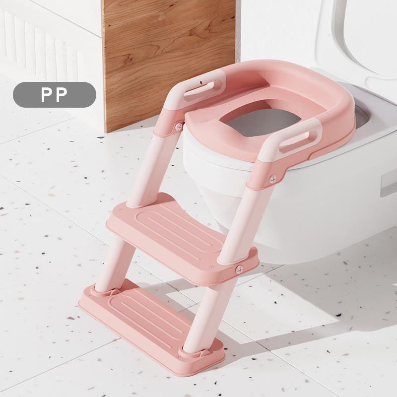 Children's Potty Training Toilet Seat with Step Stool Secure Comfortable for Little Ones