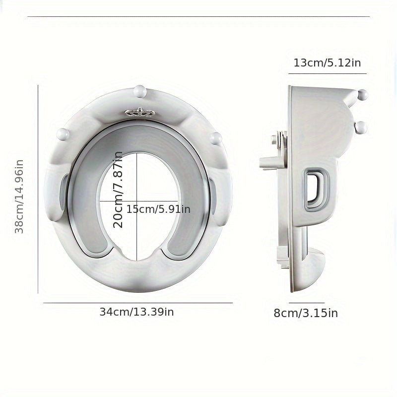 Bolalar uchun portativ hojatxona o'rindiq qopqog'i, uniseks hojatga o'rgatish yostiqchasi, 3-8 yoshdagi bolalar uchun hojat pad, mustahkam plastikdan tayyorlangan