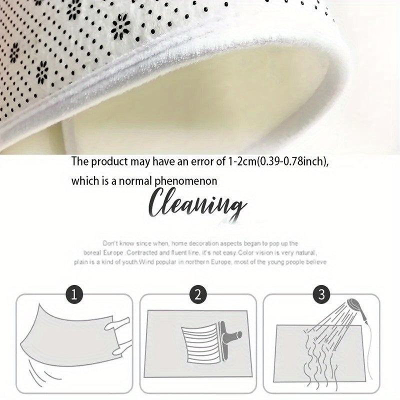 Rang-barang O'liklar kuni bosh suyagi gilam 160cm x 63cm Mashina bilan yuvish mumkin Kirish joyi hammom