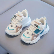 Kids' Sports Sneakers for Boys Girls and Toddlers Age 1-6 PU Upper EVA Sole Low Top Non Slip Adjustable Closure