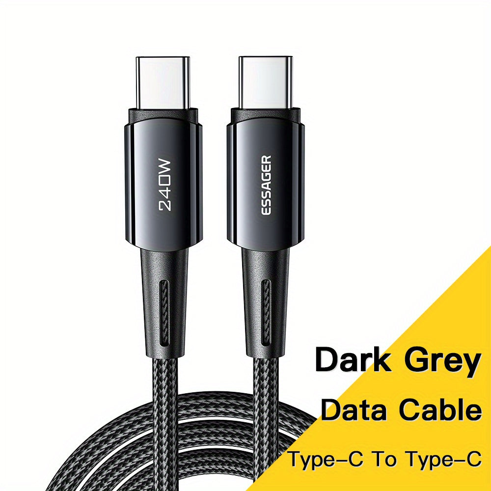 Кабель USB Type-C для быстрой зарядки 240W для Xiaomi Black Shark 67W Передача данных