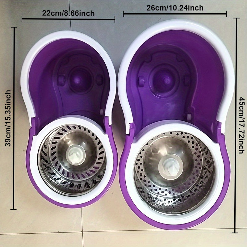 Rotating Mop Tray with Tornado Decontamination Technology for Easy Cleaning