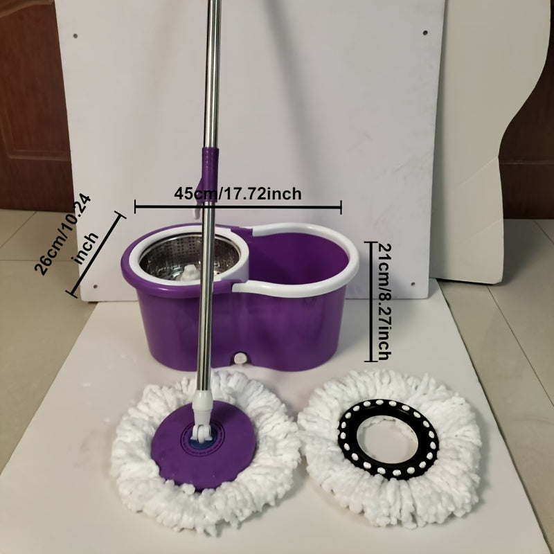 Rotating Mop Tray with Tornado Decontamination Technology for Easy Cleaning