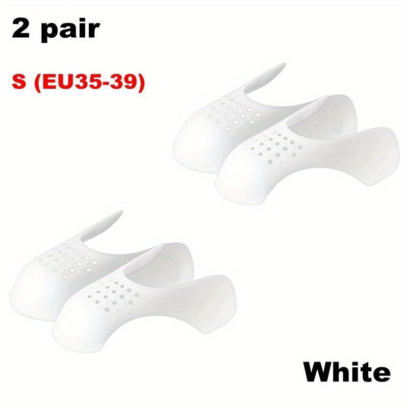 Set of 4 Shoe Crease Protectors Stretch Toe Area Sneaker Wrinkle Prevention