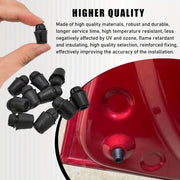 10 Pcs Rubber Car Door Overslam Bumper Guards Protector Auto Accessories