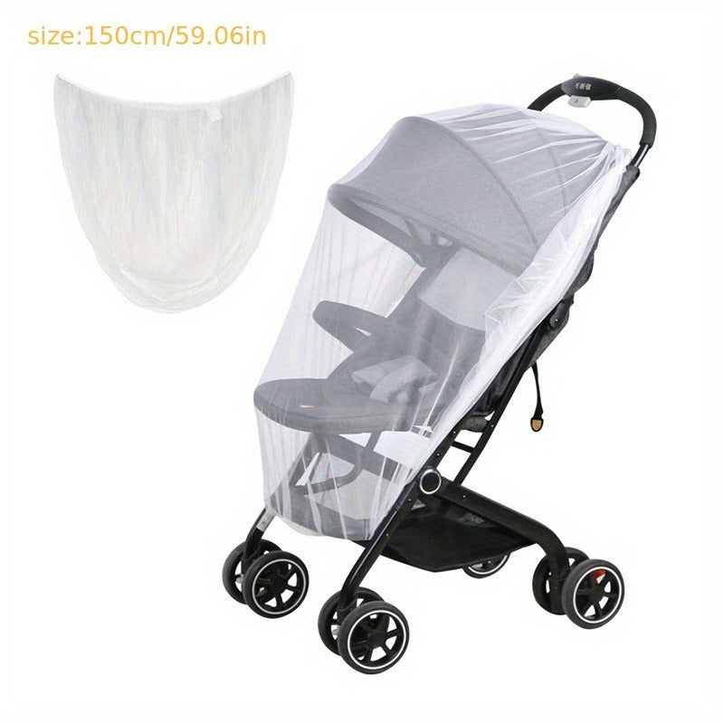 Baby Stroller Insect Net Mosquito Bug Protection Mesh for Car Seats and Cradles