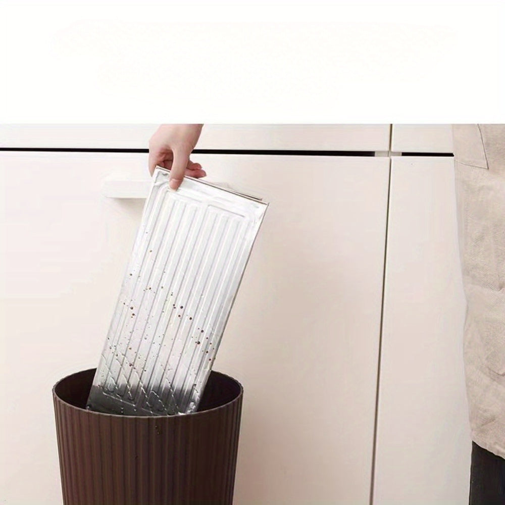 Oil Splash Guard Plate for Gas Stove, Aluminum Foil Insulation, 2 Pieces