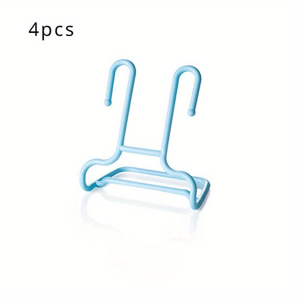 4 ta joyni tejovchi poyabzal tashkilotchilari to'plami - sport va oddiy poyabzallar uchun ko'p funksiyali saqlash yechimi, mustahkam plastik konstruktsiya, ko'chma dizayn