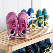Space-Saving Shoe Organizer Set, Portable Plastic Rack for Closet and Hallway
