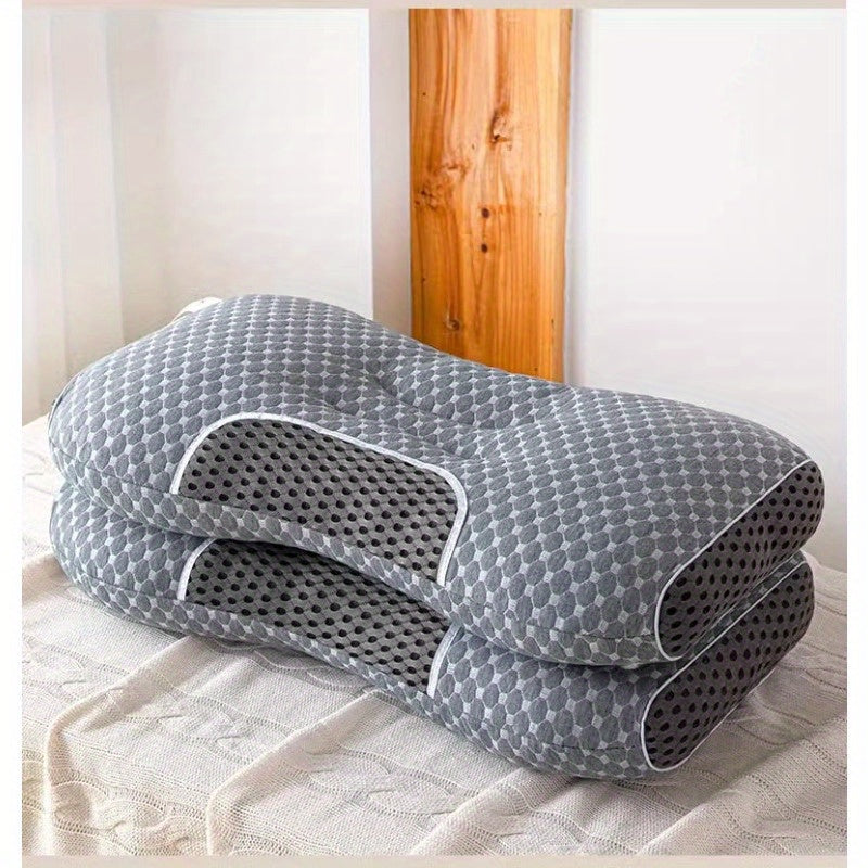 Подушка с поддержкой шеи для облегчения боли, дышащий полиэстер, моющаяся, с алмазным узором, боковая подушка