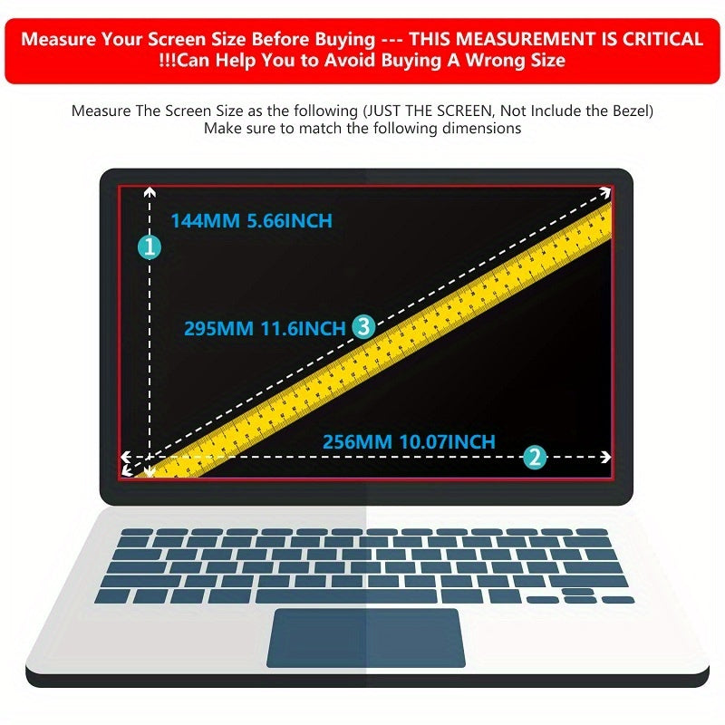 Laptop Screen Protector 11.6 Inch Matte Clear for HP Laptops