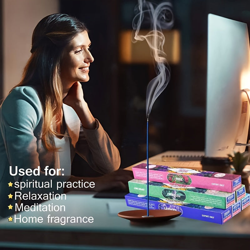 20-Pack Aromatherapy Incense Sticks with Spice Scent for Relaxation Yoga Meditation