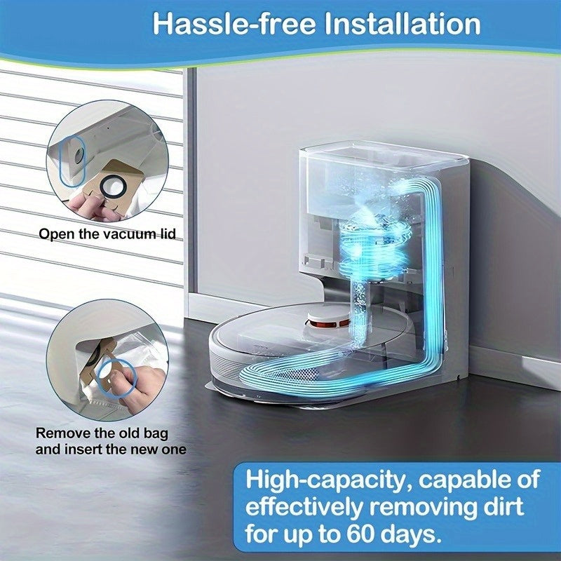 Katta hajmli avtomatik yopish uchun almashtirish sumkalar 10 ta robot tozalagichlar uchun