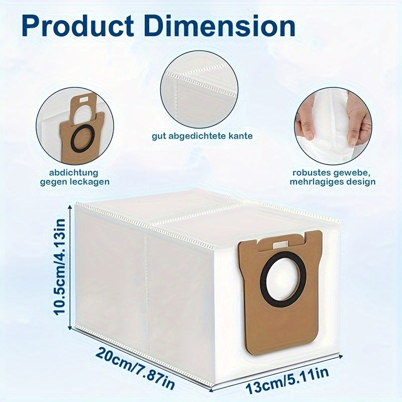 Katta hajmli avtomatik yopish uchun almashtirish sumkalar 10 ta robot tozalagichlar uchun