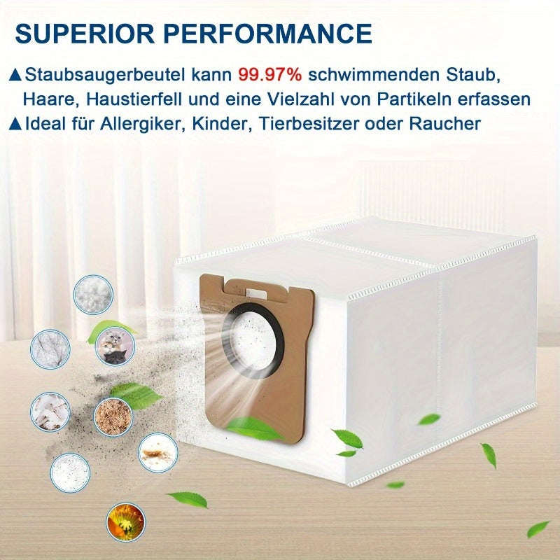 Katta hajmli avtomatik yopish uchun almashtirish sumkalar 10 ta robot tozalagichlar uchun