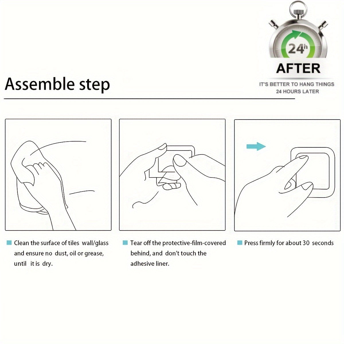 Gancho adhesivo de acero inoxidable para toallas, abrigos y batas, baño y cocina