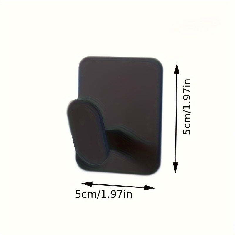 Gancho adhesivo de acero inoxidable para toallas, abrigos y batas, baño y cocina