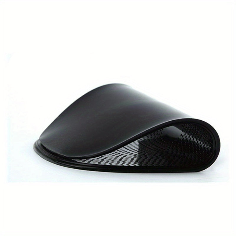 Faux Leather Car Dashboard Non-Slip Mat 15x10cm Washable Reusable