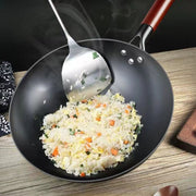 Juego de utensilios de hierro fundido de 3 piezas, antiadherente, a prueba de óxido, con fondo redondo