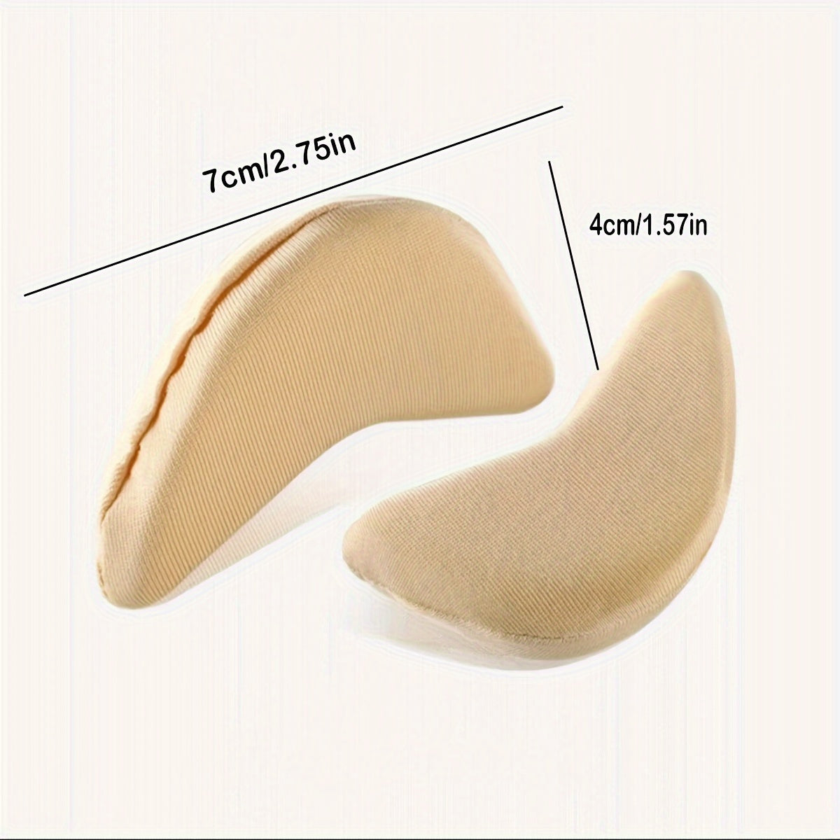 Women's High Heel Cushion Inserts Soft Sponge Toe Pads Shoe Size Reducer