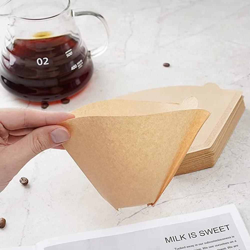 40 Pcs High-Quality Paper Coffee Filters for Pour Over and Drip Brewing