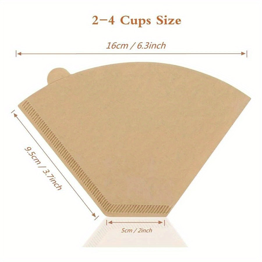 40 Pcs High-Quality Paper Coffee Filters for Pour Over and Drip Brewing