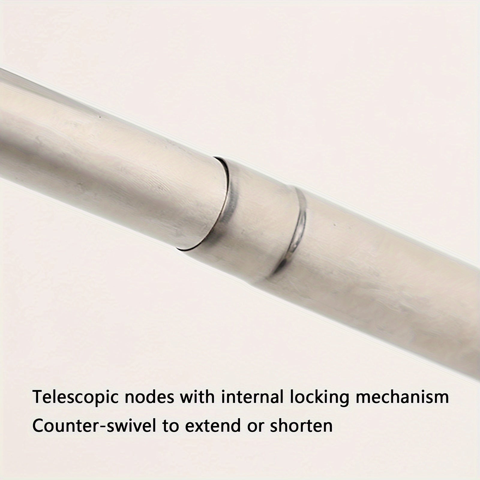 Adjustable Stainless Steel Shower Curtain Rod No Drilling Durable Stylish Bathroom