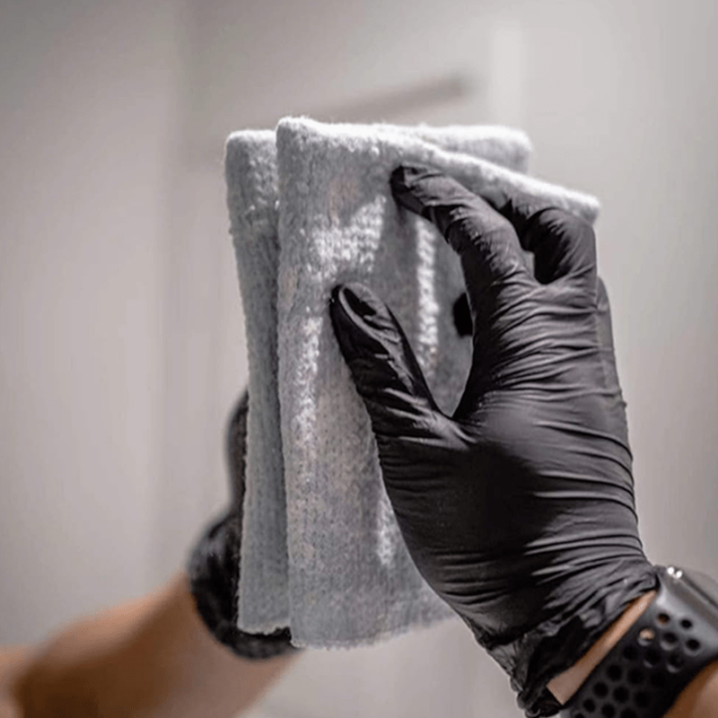 Black Disposable Nitrile Gloves Pack of 20 50 or 100 for Food Cleaning and Beauty